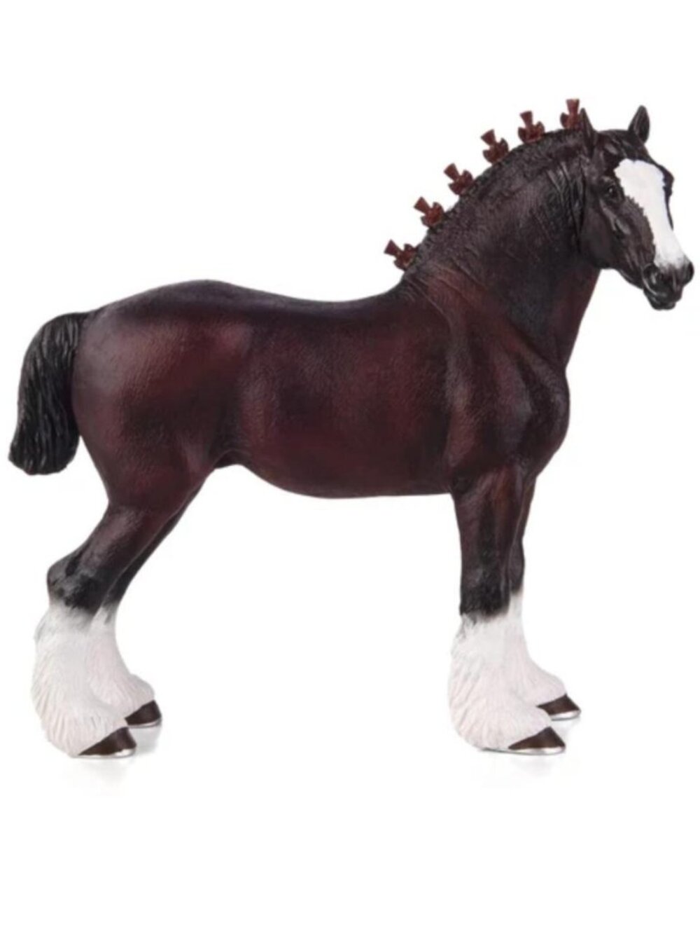 Mojo Shire Horse Figurine Collectible Farm Animal Toy Figure Model 387290 NEW